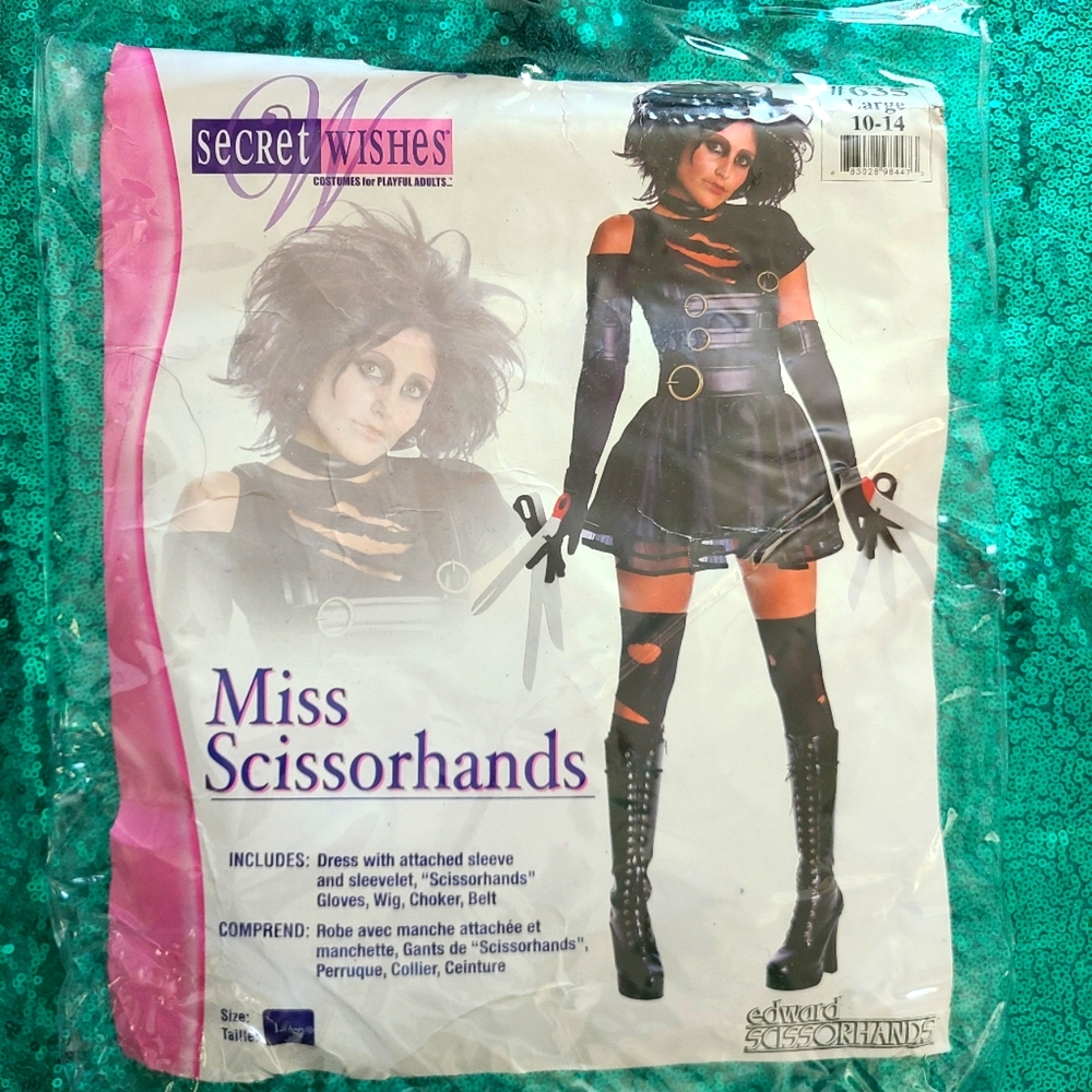 NEW Miss Edward Scissorhands Costume (Large 10-14)